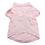  algodão obediência escola t-shirt para cães (rosa, vários tamanhos disponíveis)