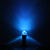  E27 3W RGB Light Red Cover LED Crystal Ball Bulb with Remote Control (220V)