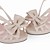  in pelle stiletto tacco sandali / piattaforma con parti arco / scarpe da sera
