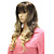  Capless Long Synthetic Curly Wig