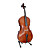  satinato violoncello in legno massello con supporto (stile italiano)