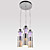  Modern Pendant Light with 3 Lights Cylinder Design