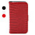 Wallet Styled Genuine Leather Protective Case with Crocodile-Shaped Pattern for iPhone 4/4S