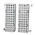  48 LED rouge et bleu de voiture flash de lumière (3 modes clignotants, 1 paire)