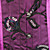  acrílico / lace corset lado fechamento com zíper com sequin