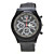  Unisex-Stoff des Analog-Quarz-Armbanduhr (farbig sortiert)