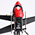  Air Star 3 Channels Remote Control Helicopter with LED Light (Red)