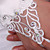  satin / dentelle de mariée doigts des gants de longueur de coude