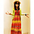  bohemio de algodón vestido de tubo largo