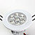  7W 630LM 5500-6500K Natural White Light LED Ceiling Bulb (85-265)
