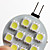  Lampadina LED, luce naturale G4 10-5050 SMD 2-2.5W 100-110LM (12V)