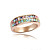  Austria cristal anillo chapado en oro rosa de aleación - elegancia simple (más colores)