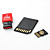  32GB MicroSDHC Memory Card with USB MicroSD Reader and MicroSD Adapter