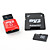  32GB MicroSDHC Memory Card with USB MicroSD Reader and MicroSD Adapter