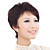  Capless Mixed Hair Short Straight Elegant Wig