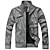  outwear homens zíper da jaqueta