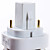  G24 4W 96-LED 250-300LM 2500-3500K Warm White Light Bulb (220-240V)