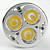  Lâmpada de Foco LED Branco Quente MR16 9W 600LM 2800-3500K (12V)