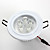  5*1W 450LM 5500-6500K White LED Ceiling Light Bulb (85-265)