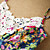  flor impresa vestido básico