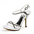  NEFERTARI - Sandalette Bruiloft Stilettohak Satijn