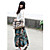  estilo tribal larga falda de lino