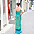  Silk Bohemian Dress