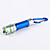  Slim Mini 2 Modes Zoom LED Flashlight Keychain with Clip