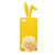  Ear Rabbit Exquisite Back Cover for iPhone4(Yellow)