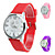 Unisex Silicone Style Analog Quartz Wrist Watch (Assorted Colors)