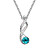  Austrian Crystal With Real Platinum Plated Anti-Allergy Ladies Necklace Delicate (More Colors)