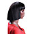  Capless High Quality Synthetic Short Bob Style Straight Charming Wig