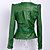  Long Sleeve Turndown Collar Evening/ Career PU Jacket  (More Colors)
