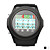  Genuine Leather Watchband 1.4 Inch Touch Screen Watch Cell Phone (Quad Band Java Bluetooth MP3 MP4)