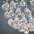  K9 Crystal Chandelier with 4 Lights in Globe Shape