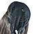  Hight Quality Synthetic Brown 3/4 Cap Curly Hair Wigs
