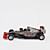  La radio de contrôle 1:43 mini-voiture de course f1 (gris)