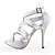  Satin Stiletto Heel Platform With Zipper Wedding Shoes (More Colors Available)