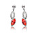  925 Sterling Silver Square Cut Rhinestone Earrings (More Colors)