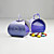  Blue Favor Box With Ring Latch - Set of 12