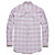  Contrast Color Check Oxford Fabric Mens' Long Sleeve Shirt
