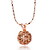  18K Gorgeous Fashion Rhinestone Alloy Ball Necklace (More Colors)