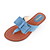  similpelle tacco piatto sandali / infradito scarpe luna di miele con bowknot (più colori)