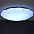  Vintage Glass Flush Mount with 2 Lights White