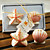  rivestimento in ceramica e sale e pepe stelle matrimonio agitatori favore (set di 2)