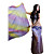  3-piezas dancewear de poliéster con abalorios vientre rendimiento traje de baile para las damas más colores