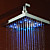  Chrome LED Rain Shower Head 1039-M4302