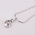  18k nydelig mote rhinestone legering belysning halssmykke (flere farger)