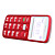  l100 - seule carte de téléphone 1,3 pouces grande barre de police senior (fm mp3)