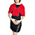  Kaninchenfell / Chiffon mit Blumen Party / Abend Schal / Wrap (weitere Farben)